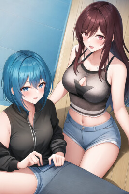 🌸 Blushing Sakura: A Yuri Game of Hearts 🌸 A captivating yuri game set in feudal Japan where girls can fall in love